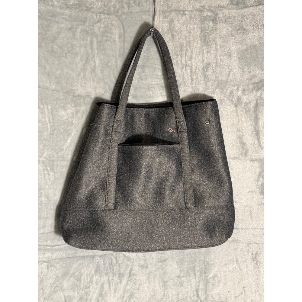 Calia by Carrie Underwood Gray Heathered Tote Bag Gym Travel Everyday Carryall